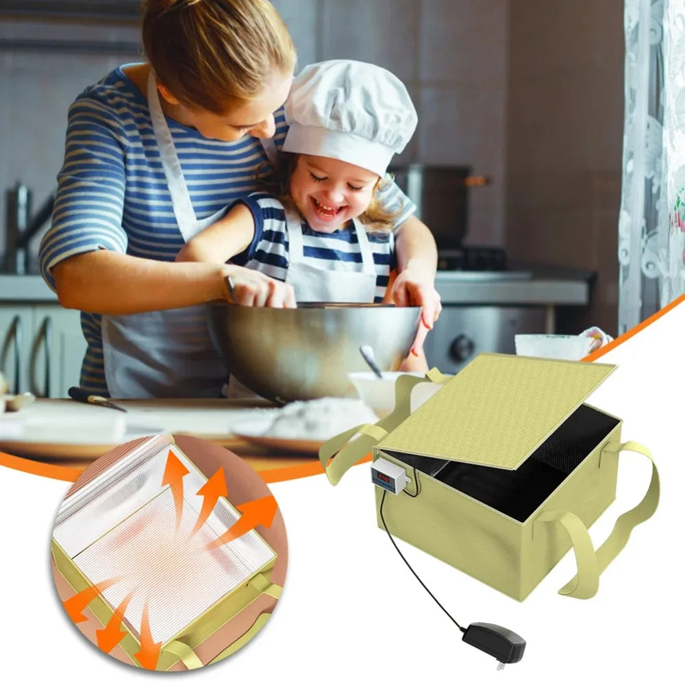 -50-110 Celsius Dough Proofing Box Insulated Box with Heating Pad Dough Fermentation Cabinet Precise Temperature Control